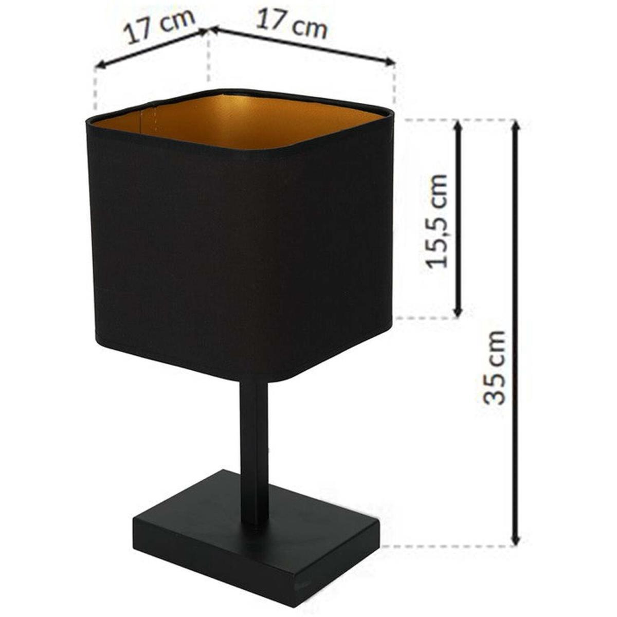 Milagro Napoli Table Lamp Black Gold - Black / Gold – image 5
