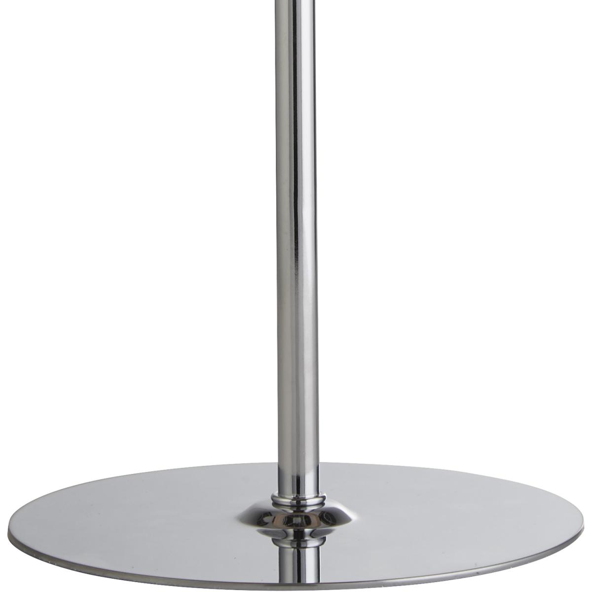 Grey And Chrome Band Table Lamp - Grey – image 3