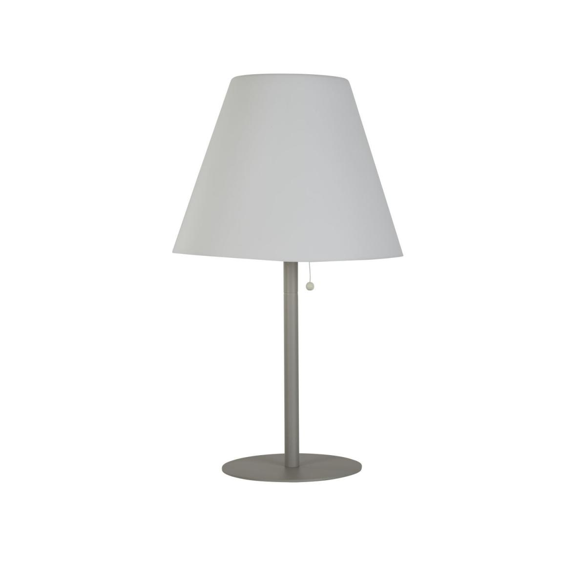 Solar Powered Table Lamp - Silver – image 2