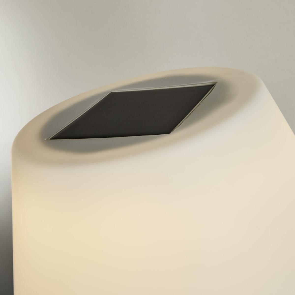 Solar Powered Table Lamp - Silver – image 3