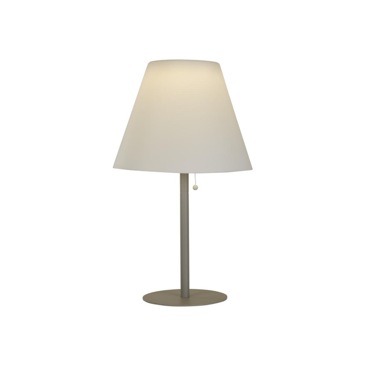 Solar Powered Table Lamp - Silver – image 1