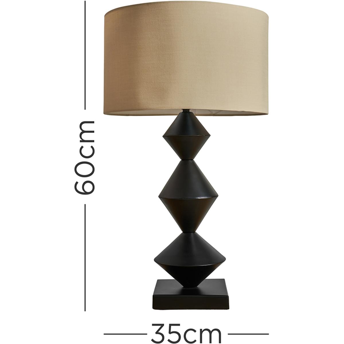 Batali Black Table Lamp Black Shade - Black – image 3
