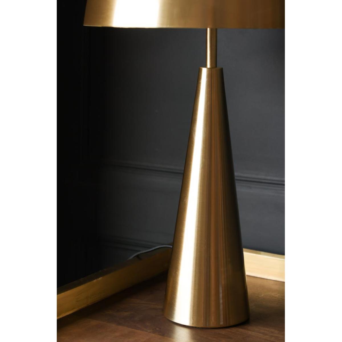 Sublime Brushed Gold Table Lamp – image 4