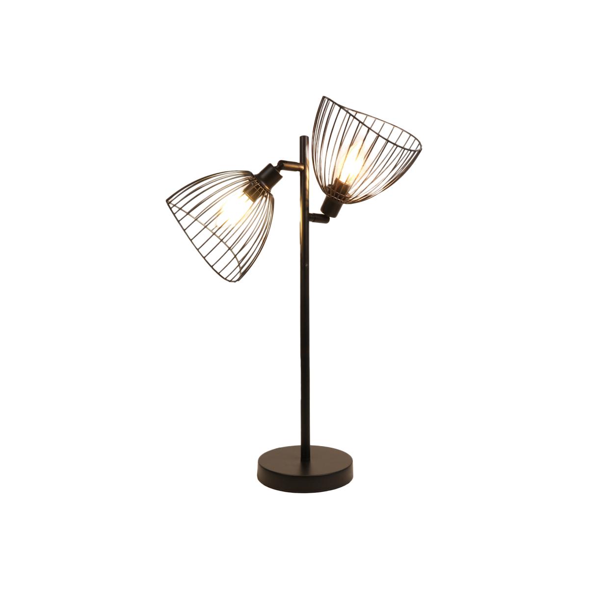 Brooklyn 2 Light Table Lamp - Black – image 1