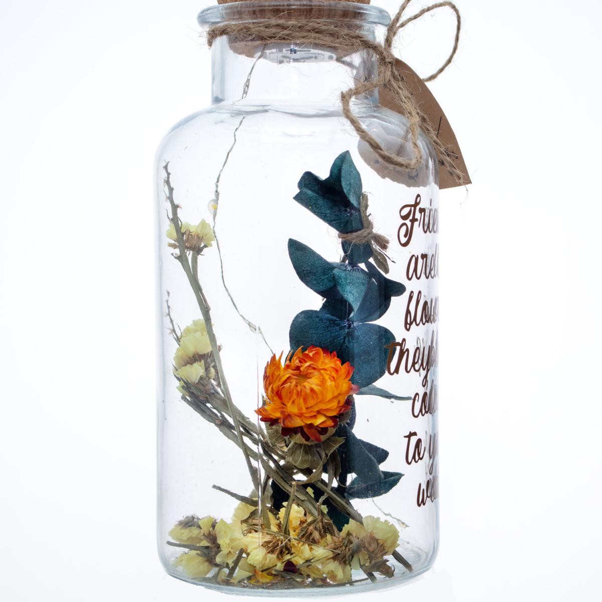 Friends Are Like Flowers Flower Starlight Jar - Neutral – image 2