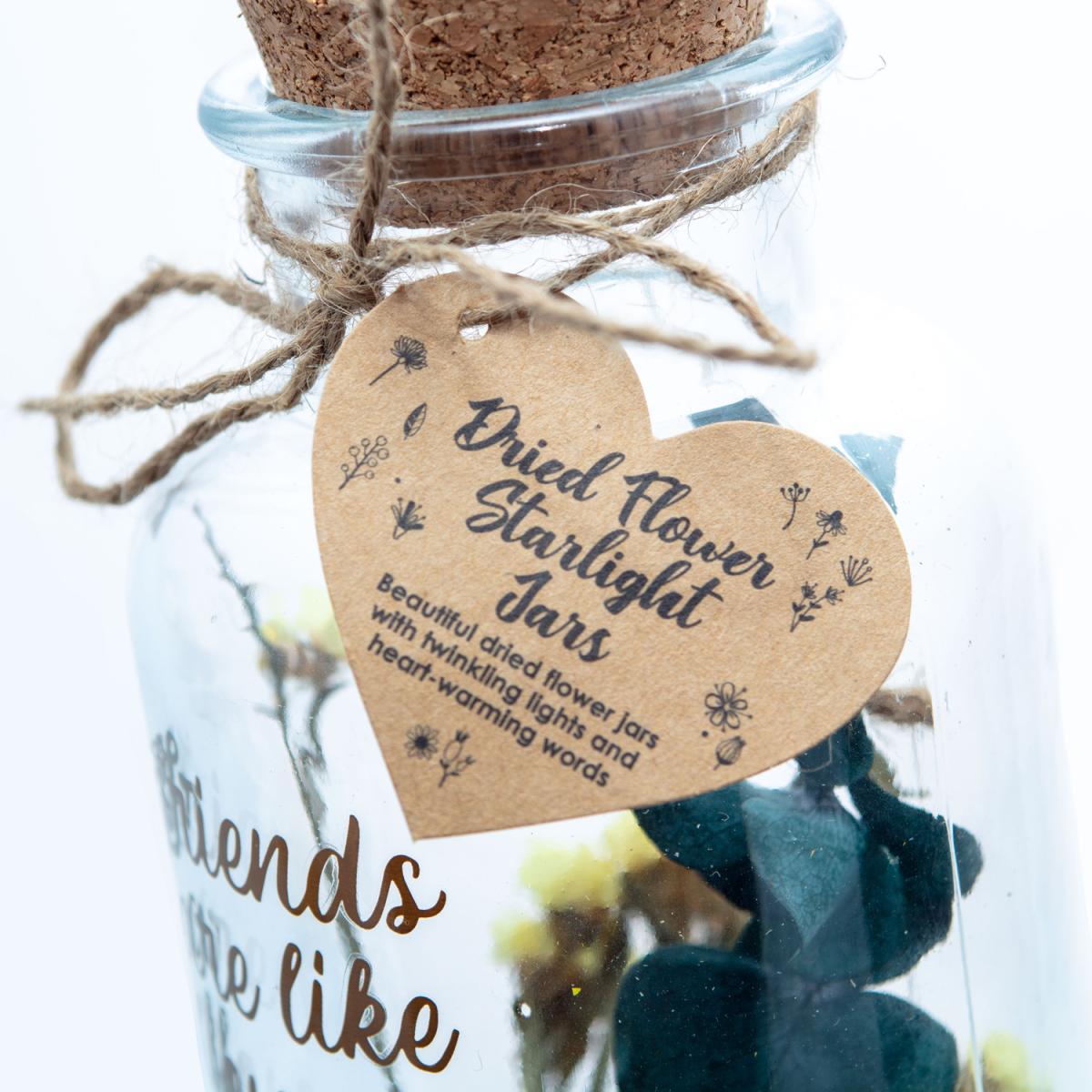 Friends Are Like Flowers Flower Starlight Jar - Neutral – image 3