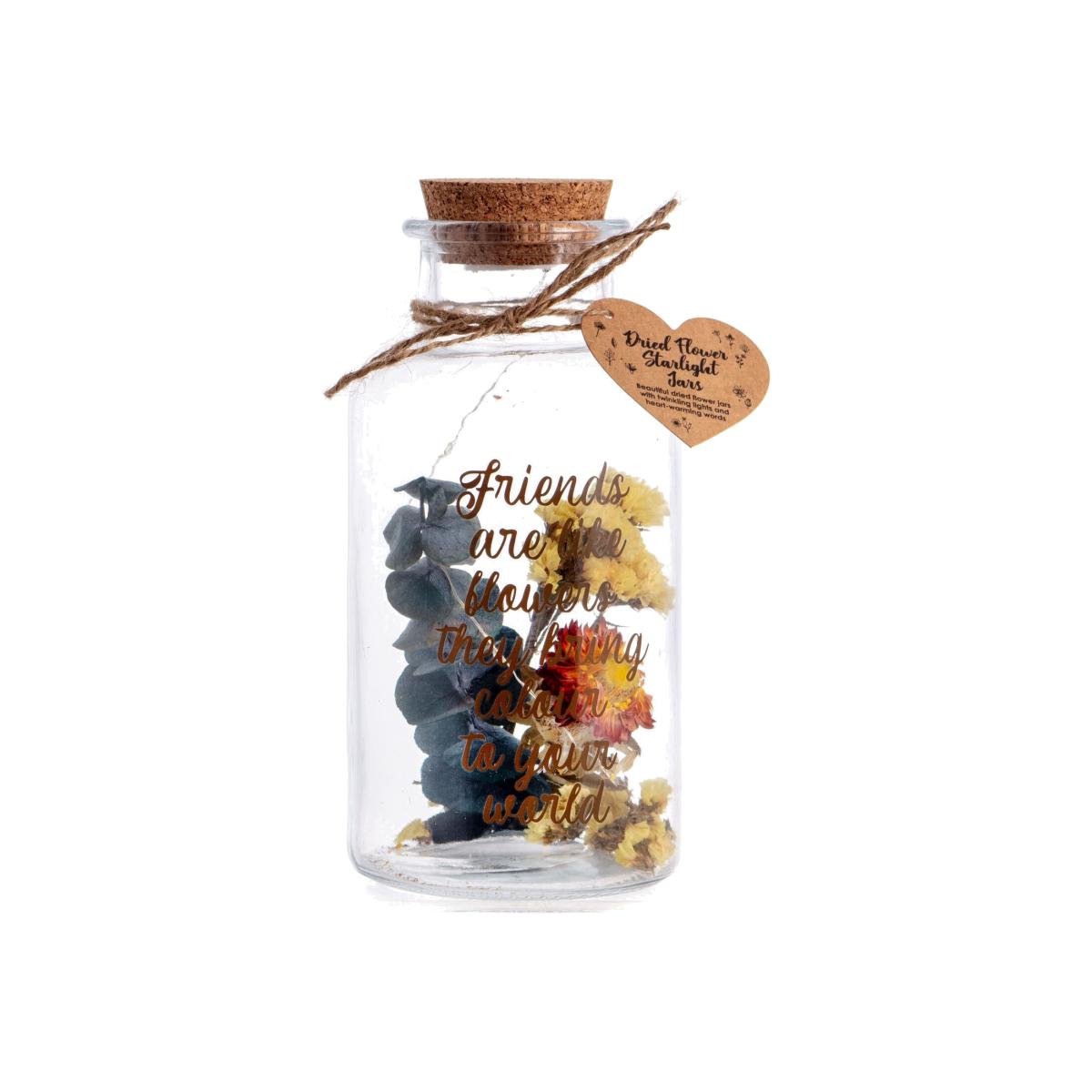 Friends Are Like Flowers Flower Starlight Jar - Neutral – image 1