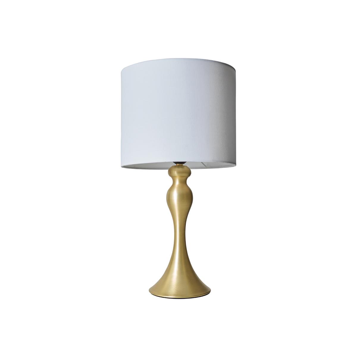 Faulkner Matt Gold Table Lamp Matt Gold Shade - Matt Gold – image 1