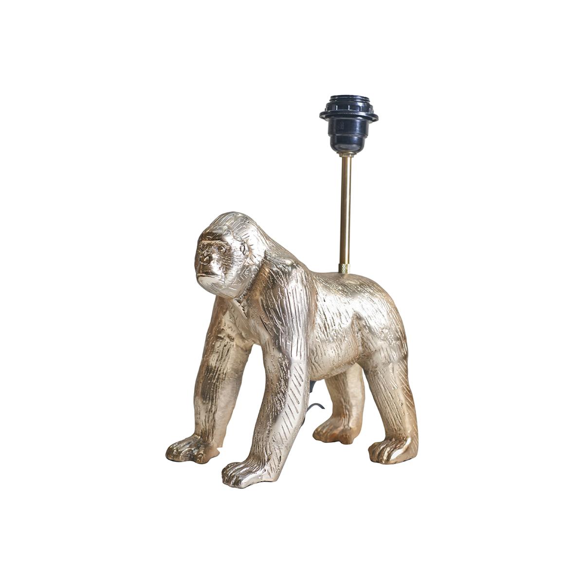 Modern Brass Gorilla Design Table Lamp Base - Brass – image 1