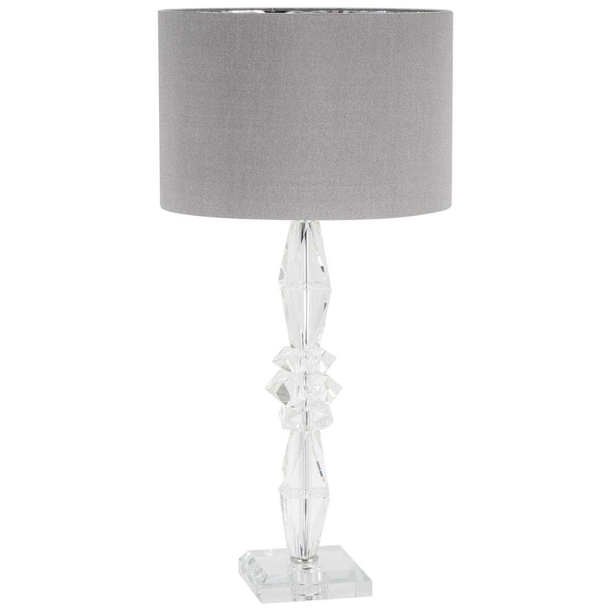 Abstract Cut Crystal Table Lamp – image 2