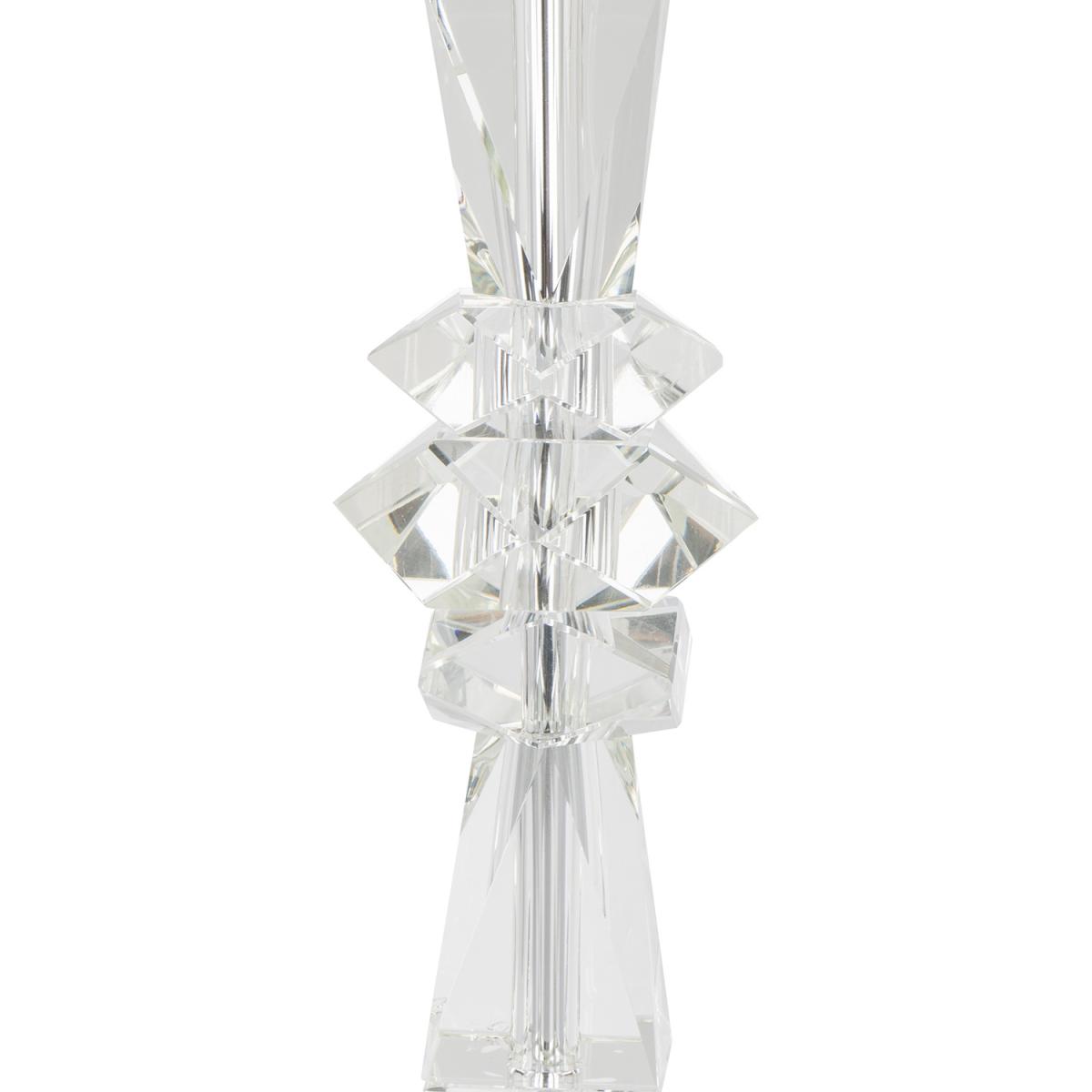Abstract Cut Crystal Table Lamp – image 3