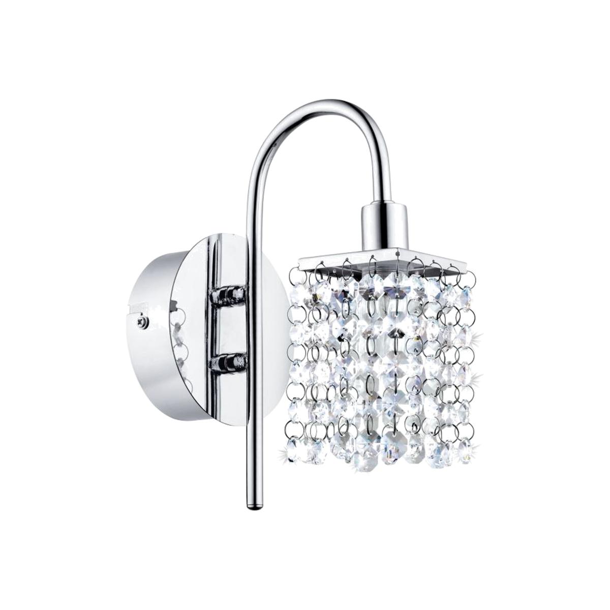 Almonte IP44 Crystal Wall Lamp - Grey – image 1
