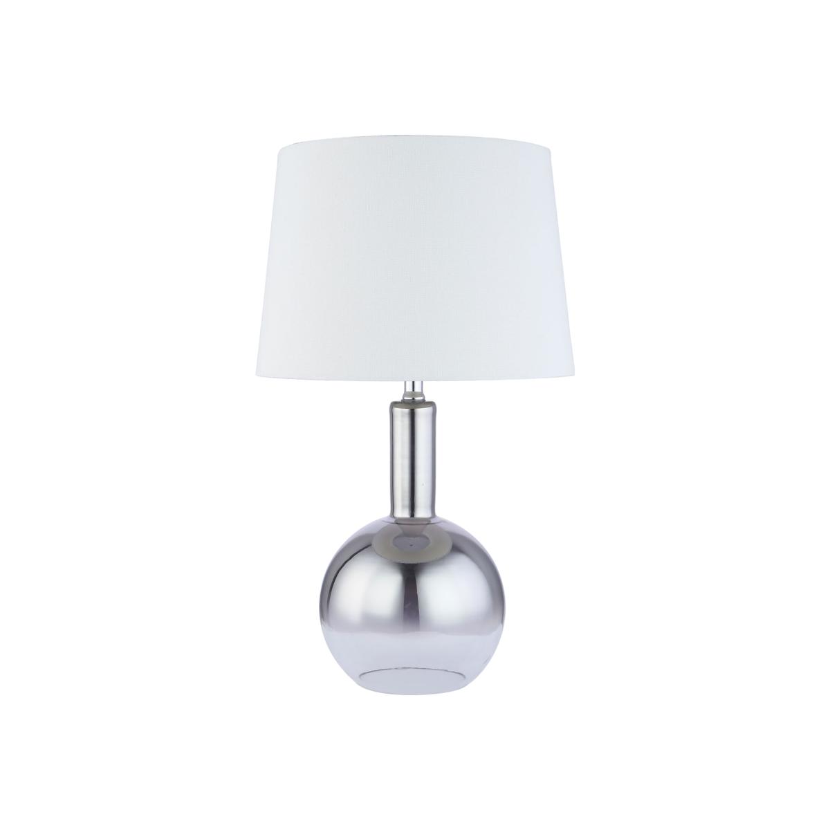 Billie Ombre Bottle Table Lamp - Silver