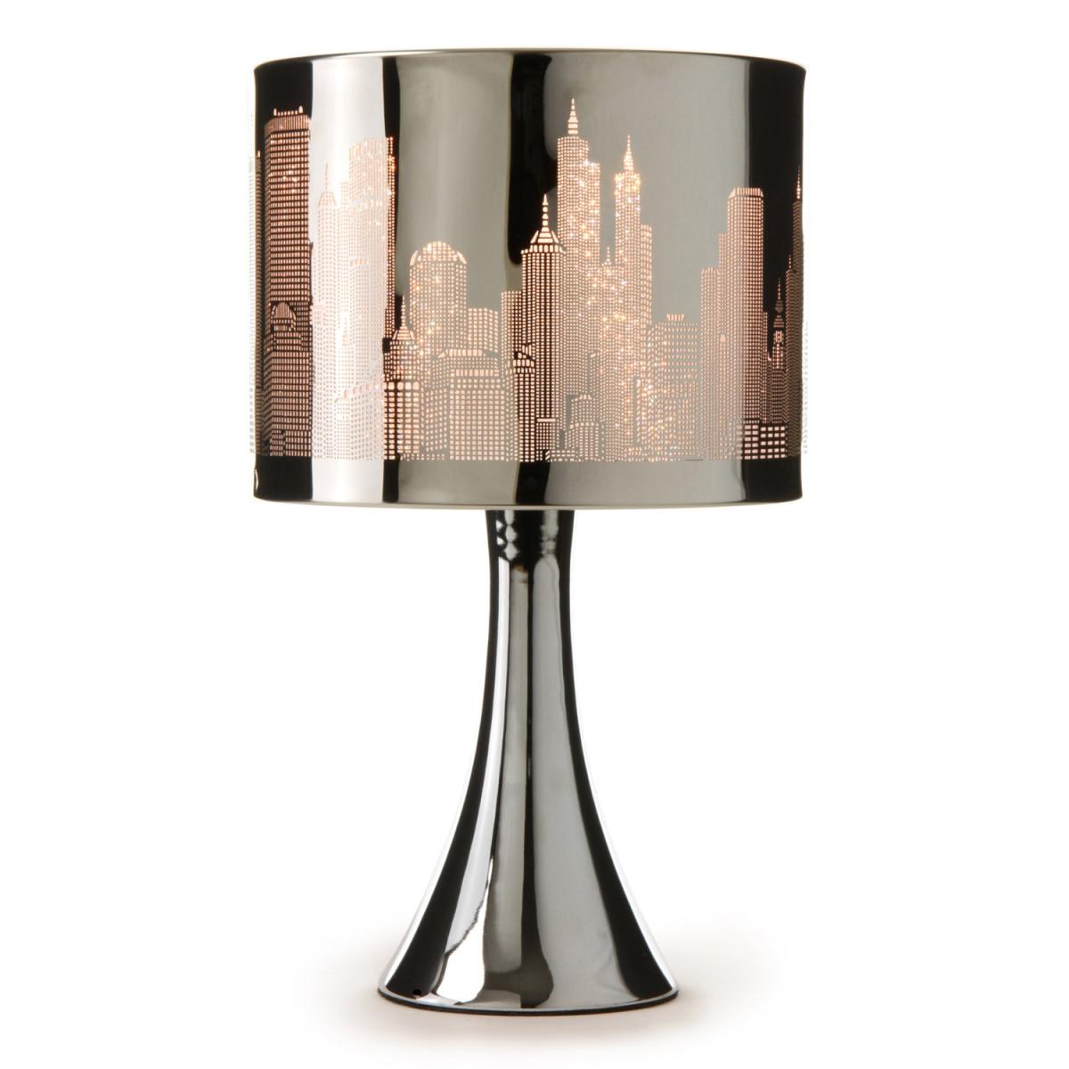 City Scene Touch Lamp - Silver – image 2