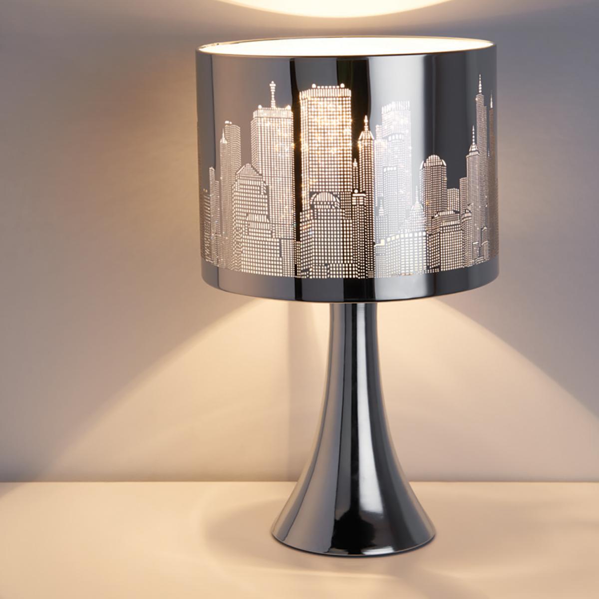City Scene Touch Lamp - Silver – image 3