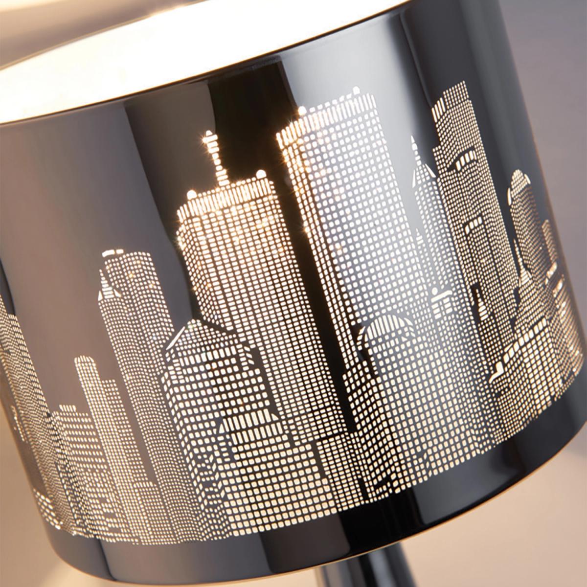 City Scene Touch Lamp - Silver – image 4