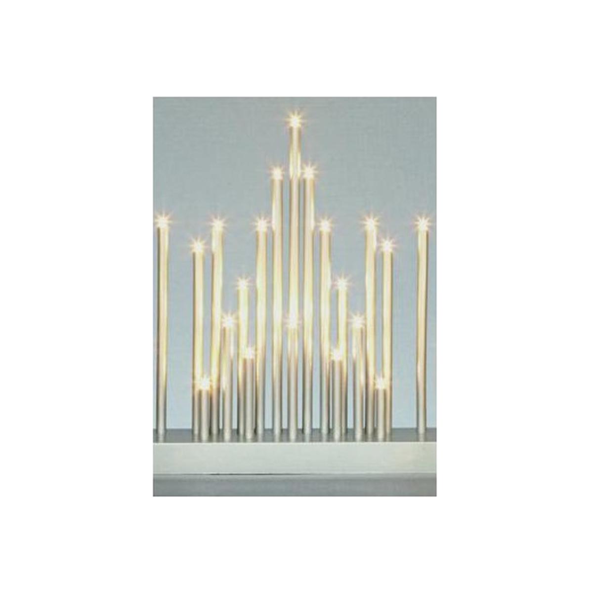Silver 25cm Candle bridge - Silver