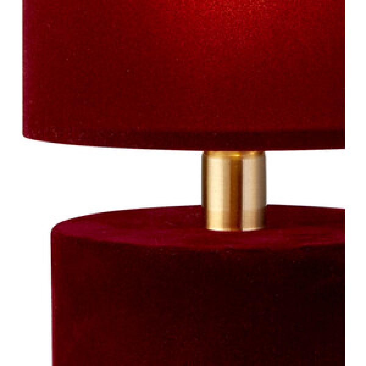 Velvet Table Lamp - Red – image 7