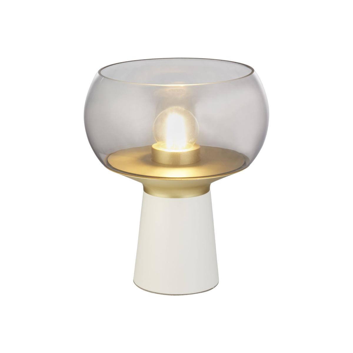 Mushroom Glass Table Lamp - White – image 1