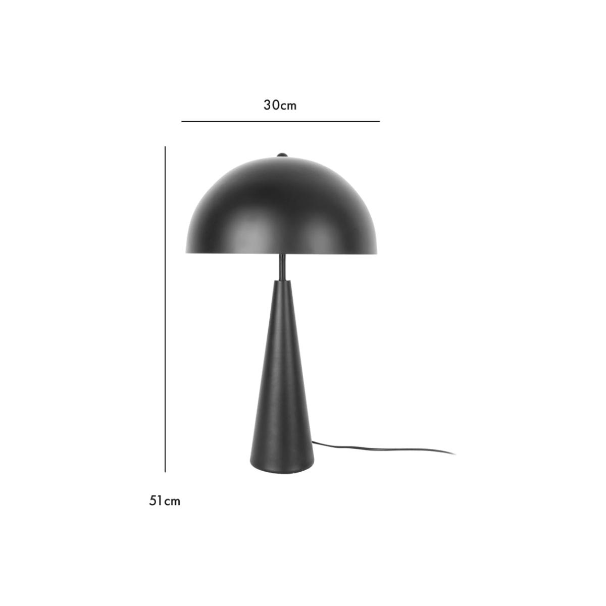 Sublime Matt Black Table Lamp – image 1