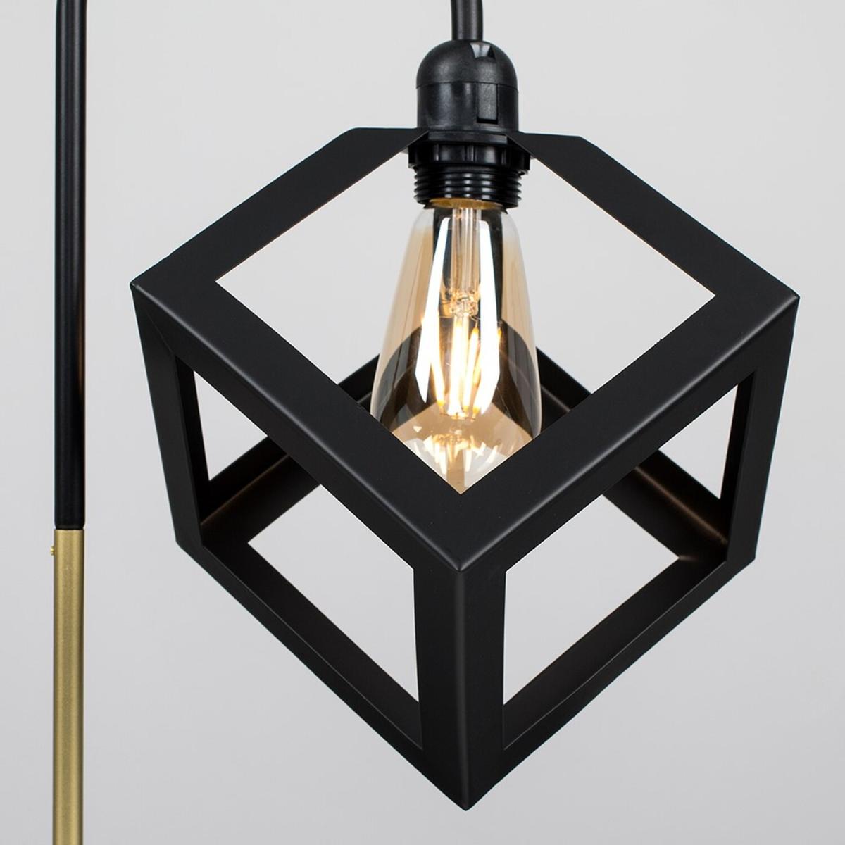 Talisman Black And Gold Table Lamp With Black Metal Shade - Black – image 4
