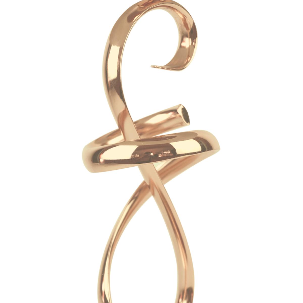 Swirl Gold Metal Table Lamp - Gold Ivory – image 5