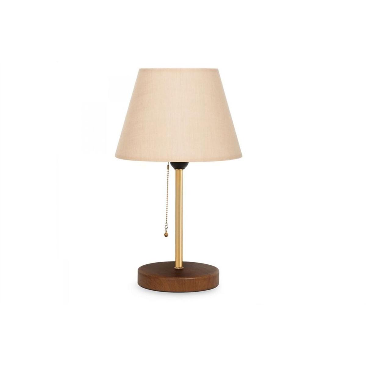 Sera Table Lamp Beige Fabric Shade - Beige & Silver – image 3