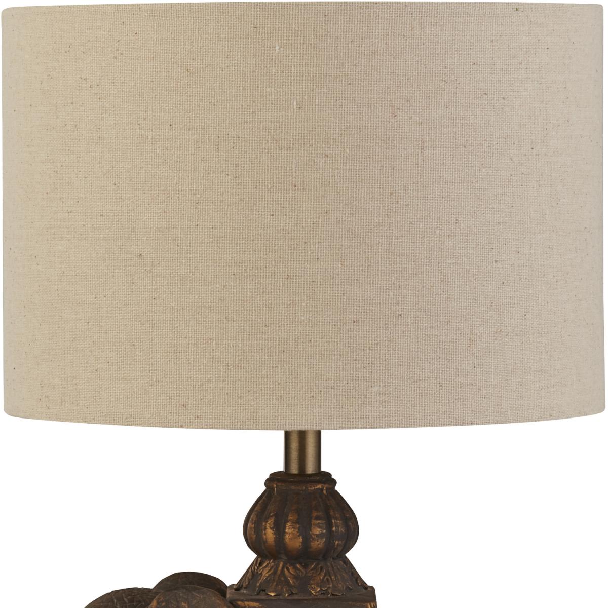 Elephant Ceramic Table Lamp - Bronze – image 3