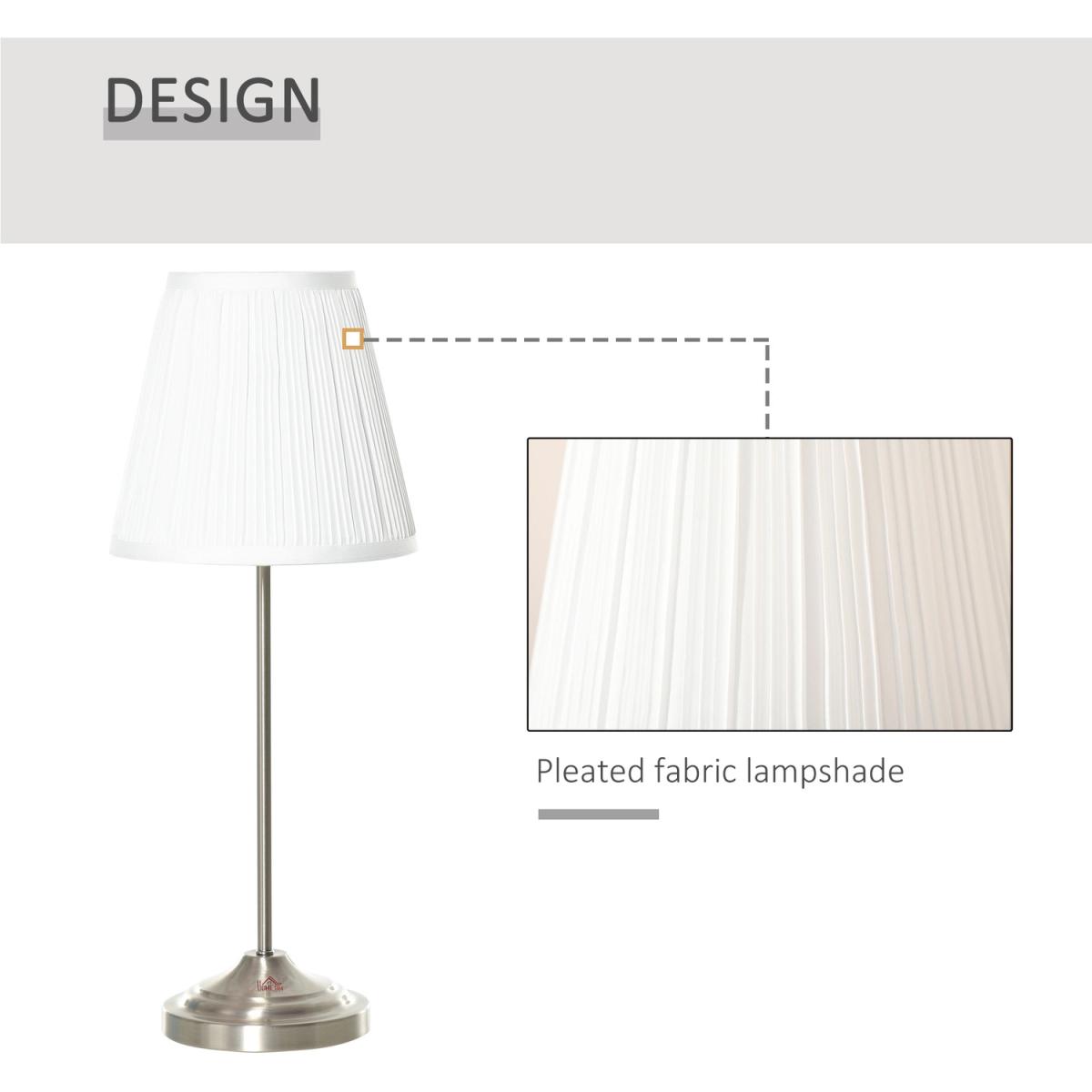Modern Floor Lamp with Metal Base - Pale / 22cm – image 2