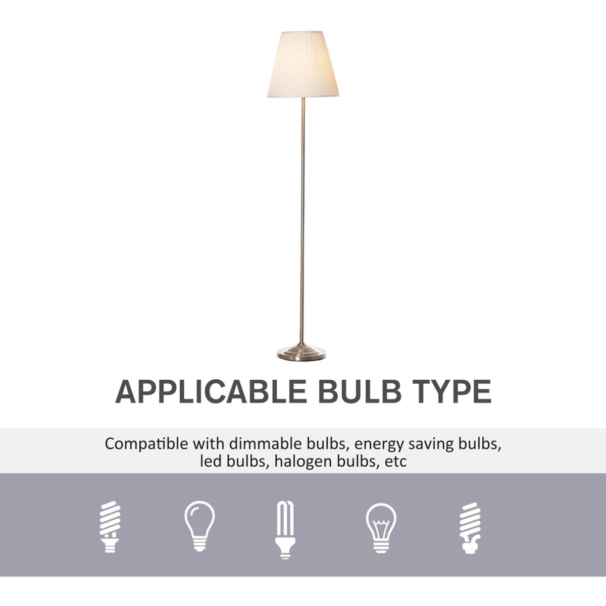 Modern Floor Lamp with Metal Base - Pale / 22cm – image 10