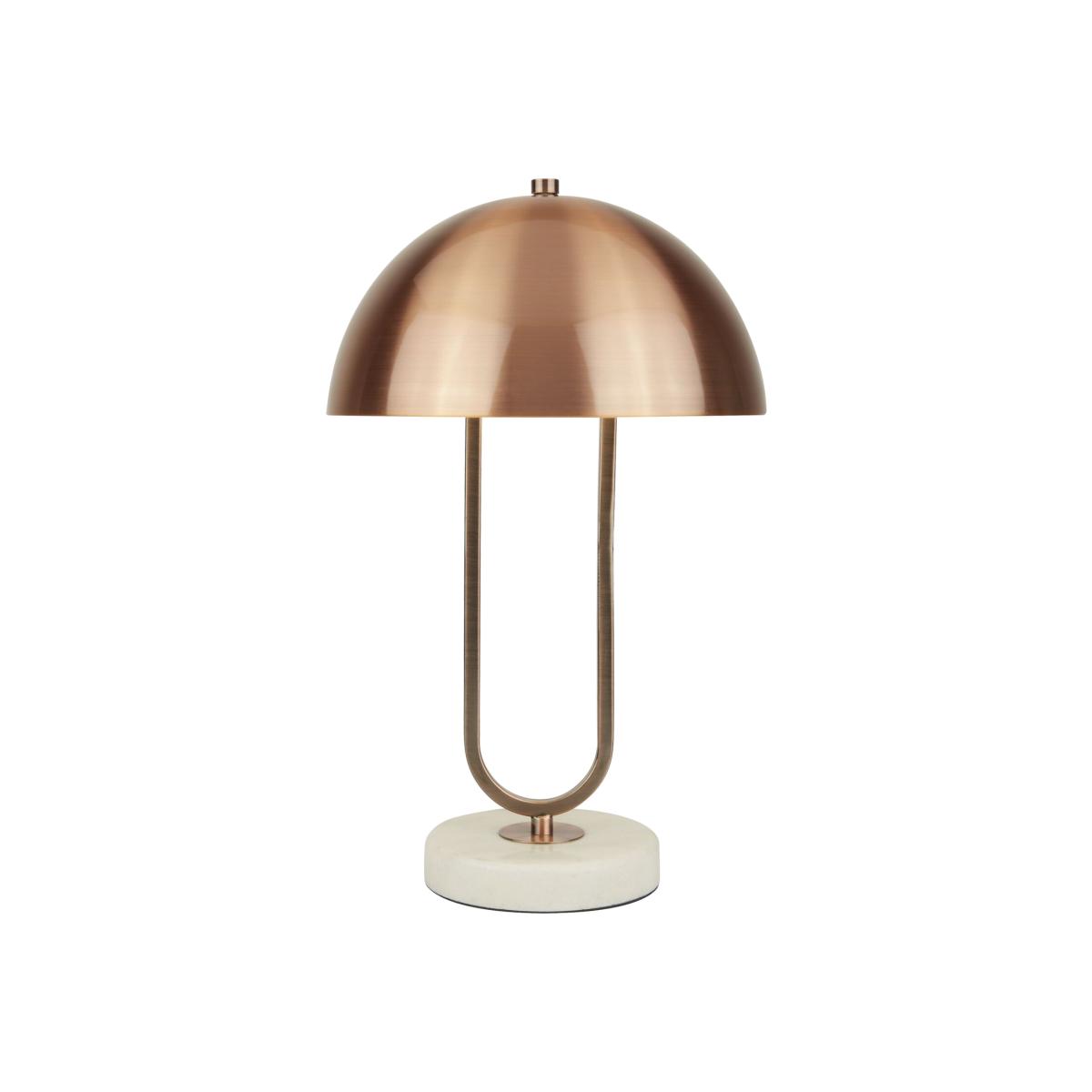 Copper Marbled Base Table Lamp - Cooper