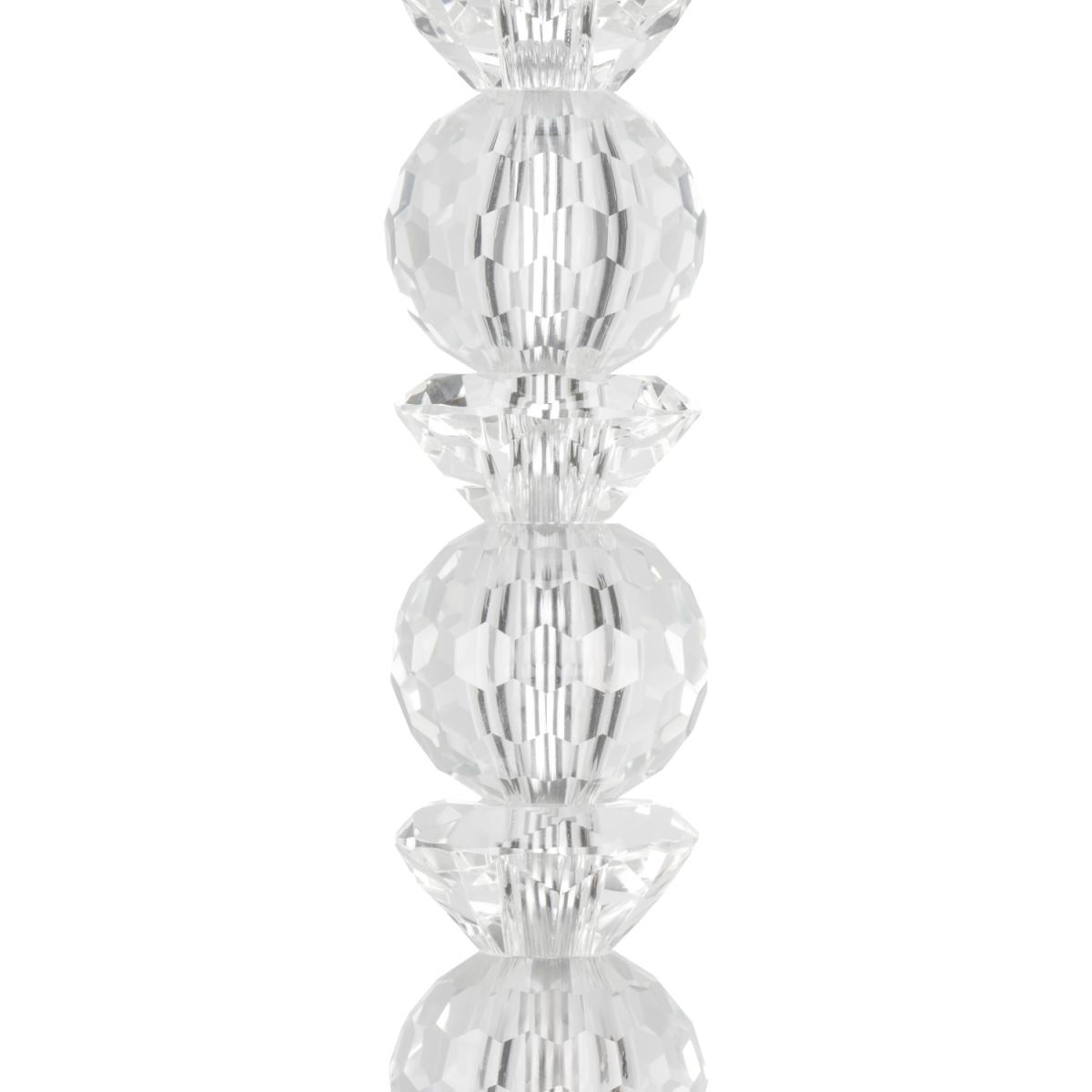 Crystal Faceted Table Lamp - Clear – image 2