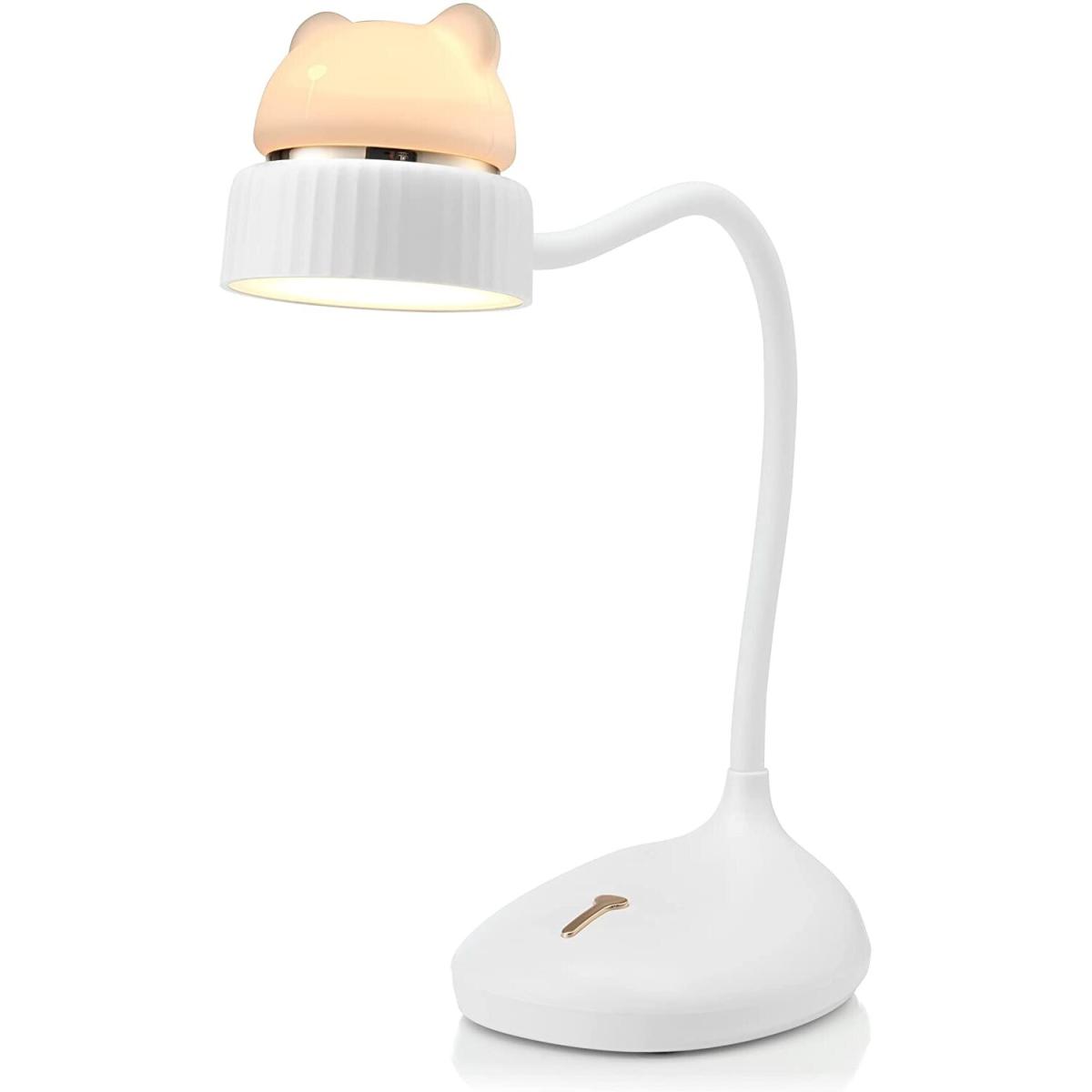 Auraglow BUDDY, Kids Rechargeable Teddy-Bear Night Light - White – image 2