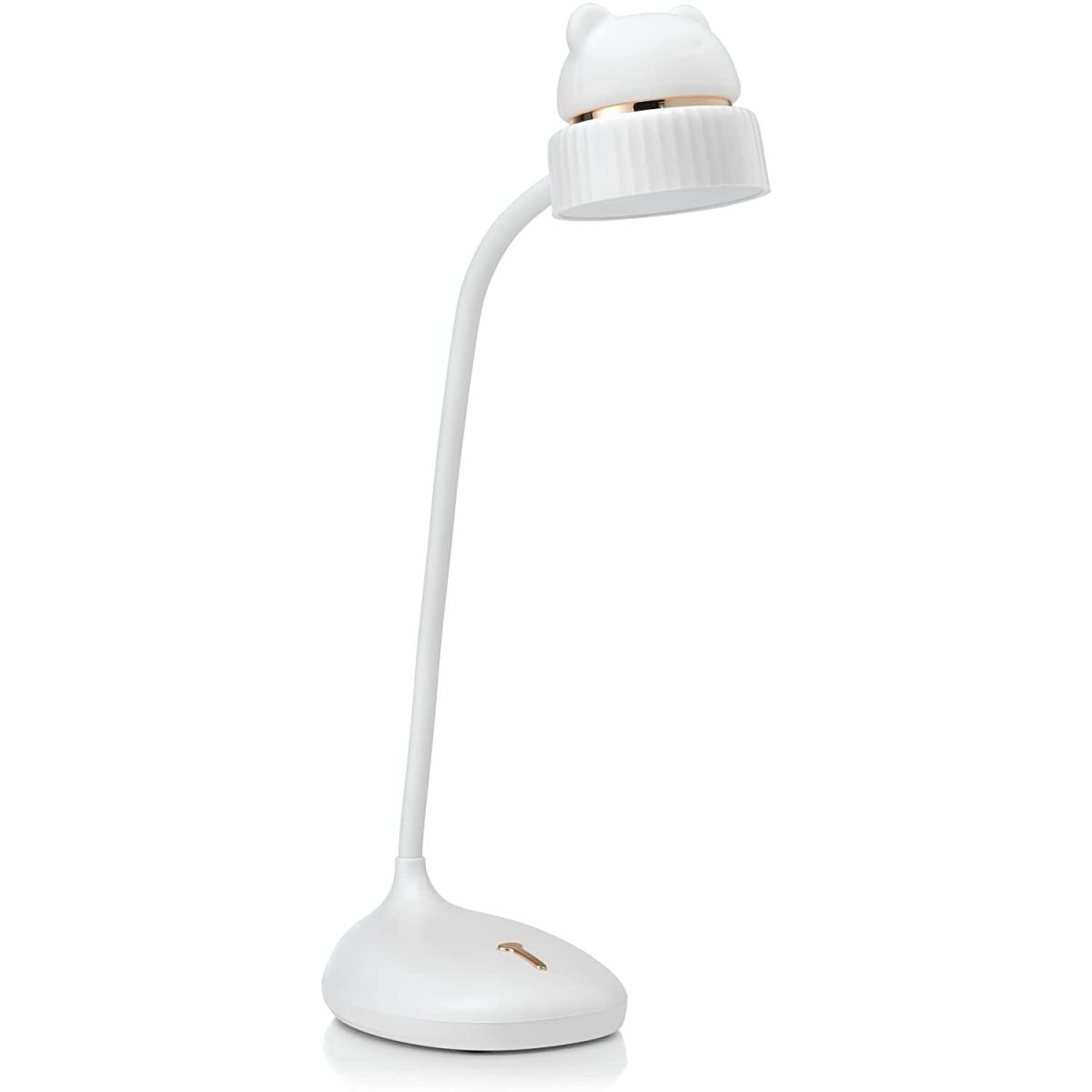 Auraglow BUDDY, Kids Rechargeable Teddy-Bear Night Light - White – image 3