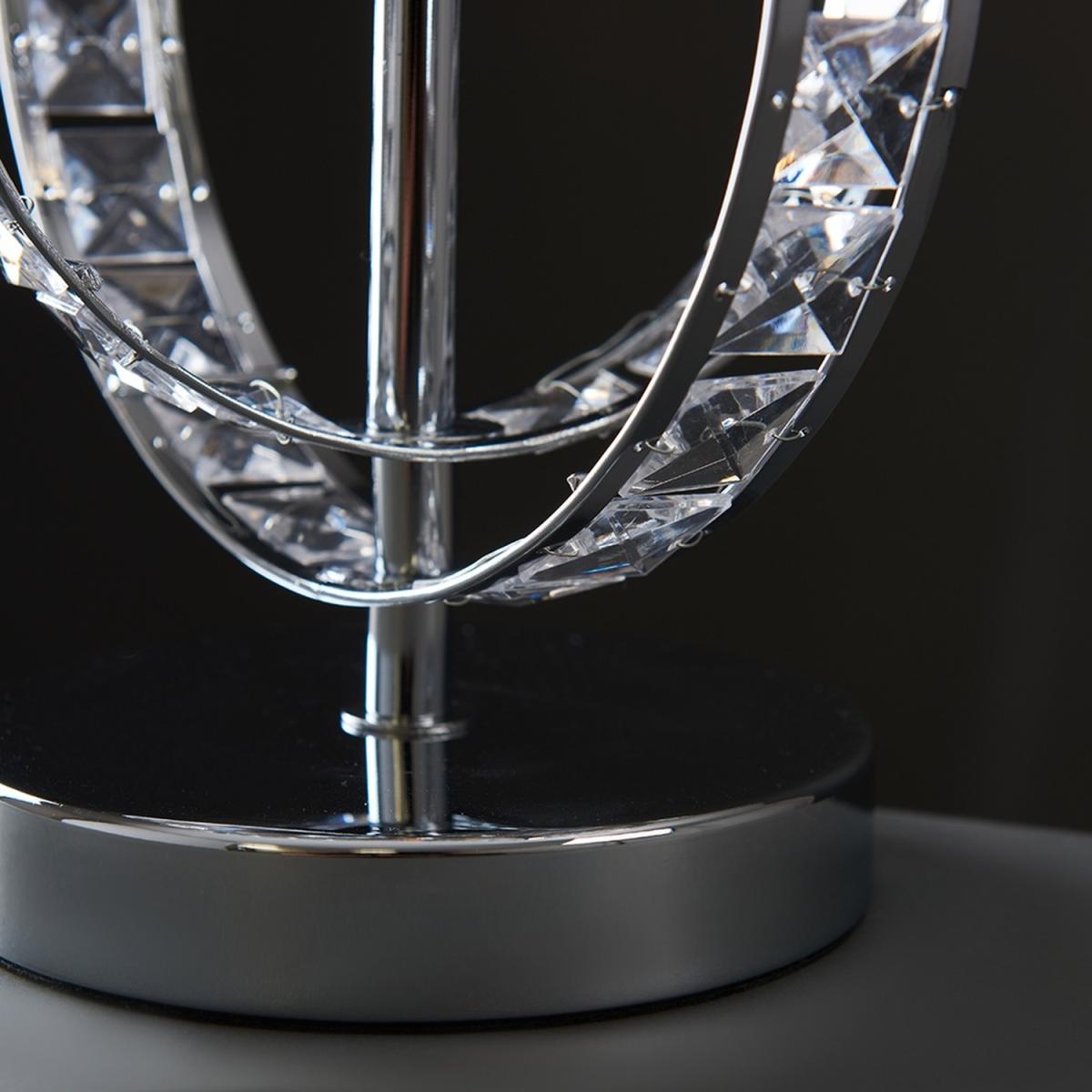 Rothwell Silver Table LampTouch OnOff Dimmable - Silver – image 4