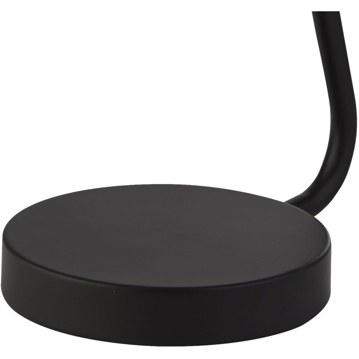 Circular Matt Black Desk Lamp - Black – image 2