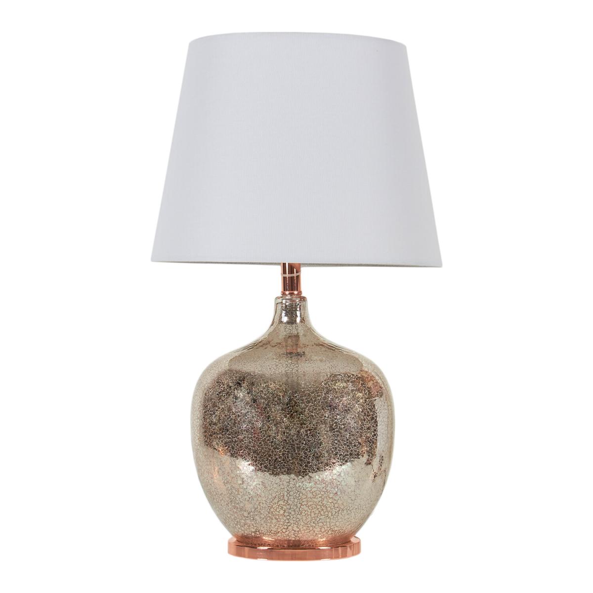 Catalina Round Crackle Table Lamp – image 2