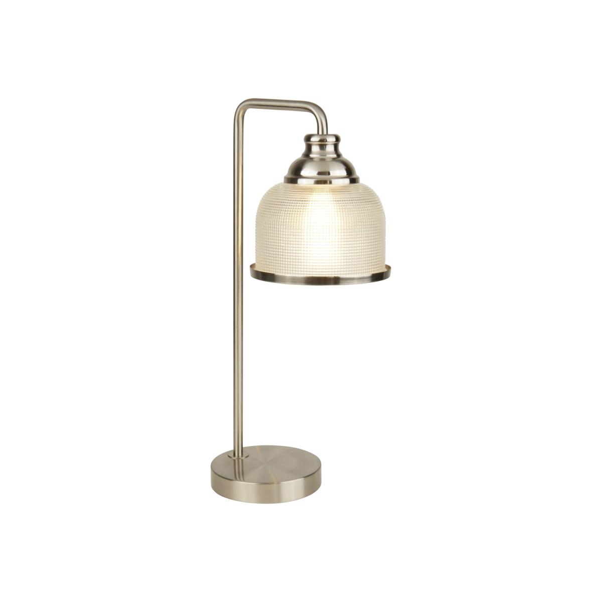 Terre Satin Silver Table Lamp - Silver – image 1
