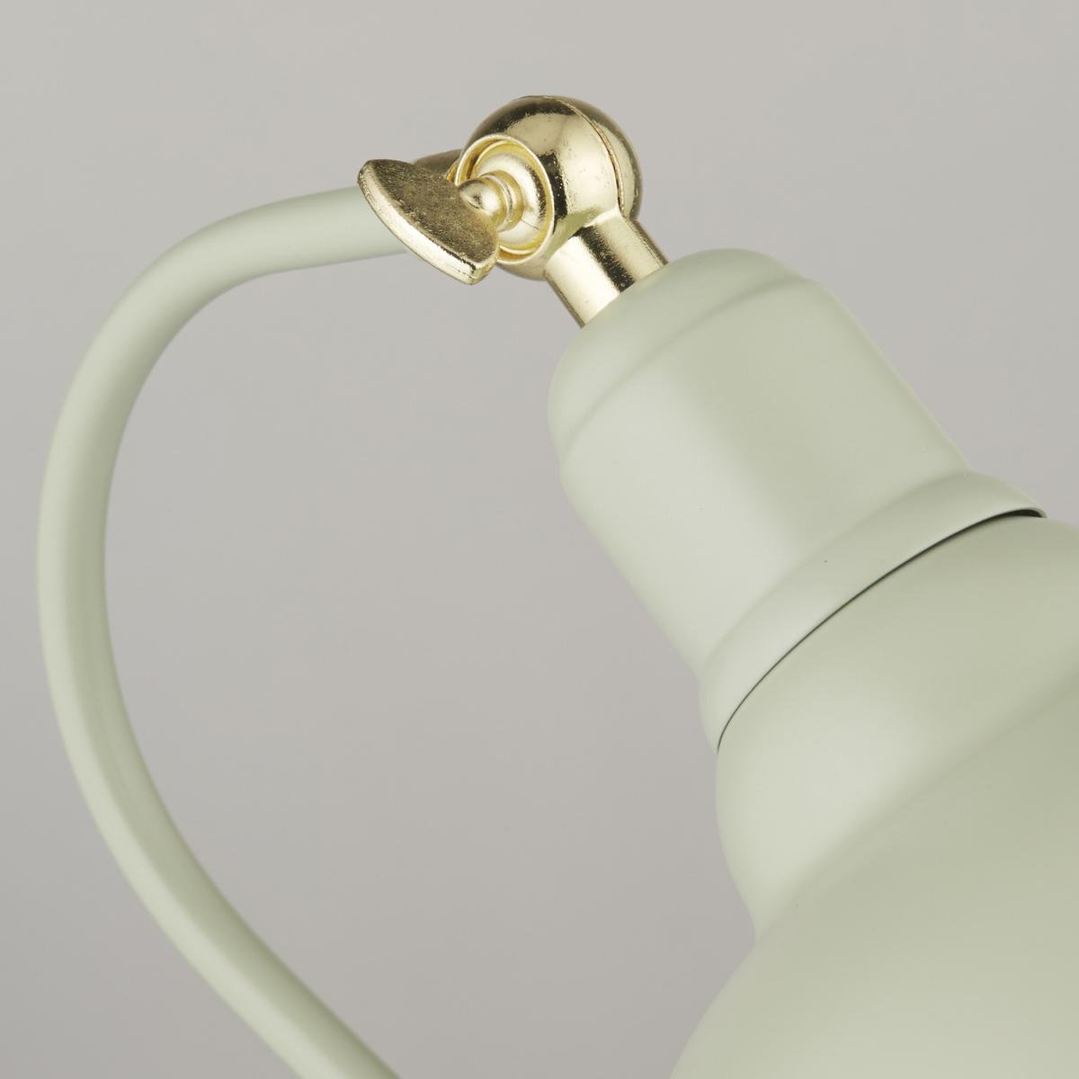 Traditional Arch Table Lamp Sage Green - Green – image 4