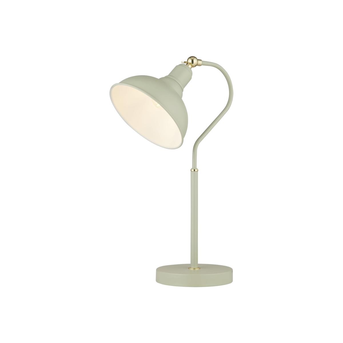 Traditional Arch Table Lamp Sage Green - Green – image 1