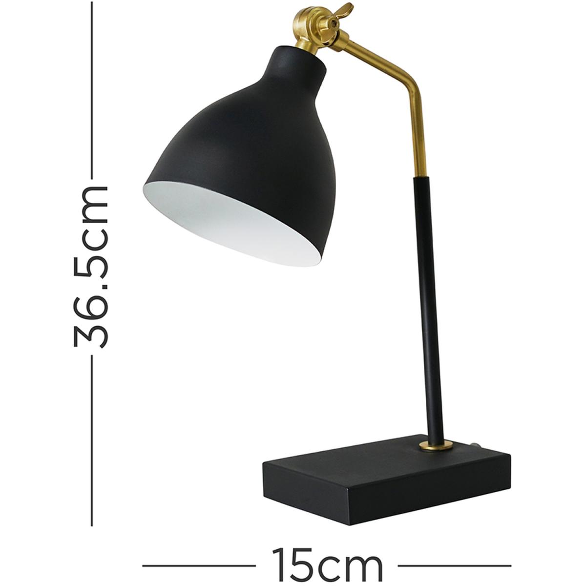 Dellinger Black Table Lamp - Black – image 2