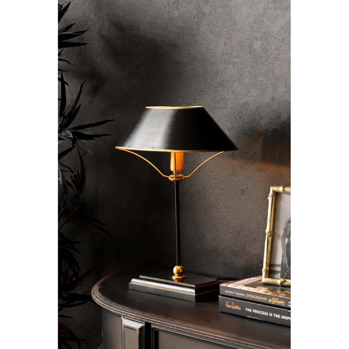 Black & Gold Table Lamp – image 2
