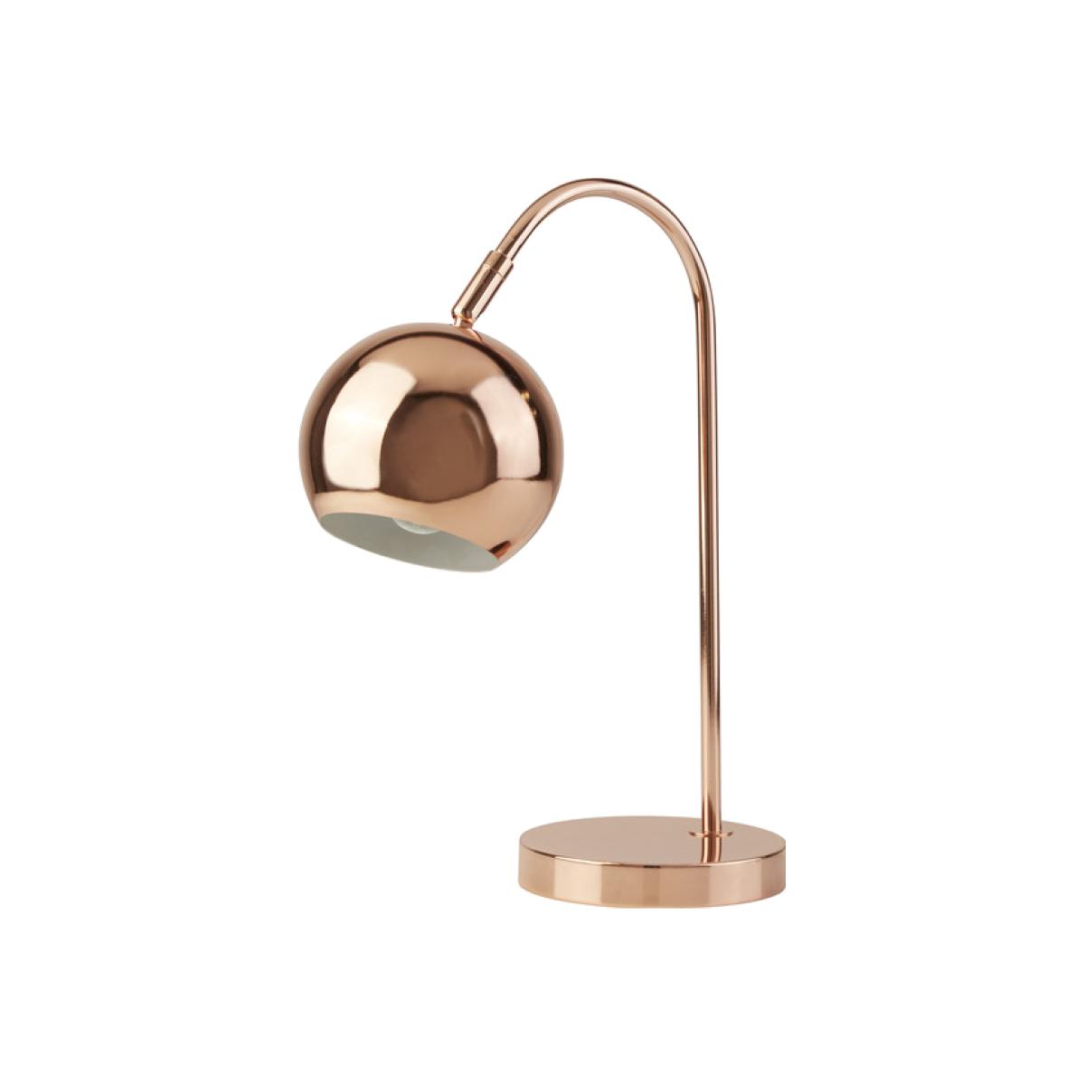 Metallic Arch Table Lamp - Copper – image 1