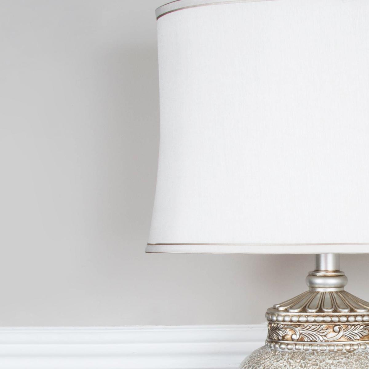 Mosaic Regency Table Lamp With Ivory Shade - Champagne and Ivory – image 3