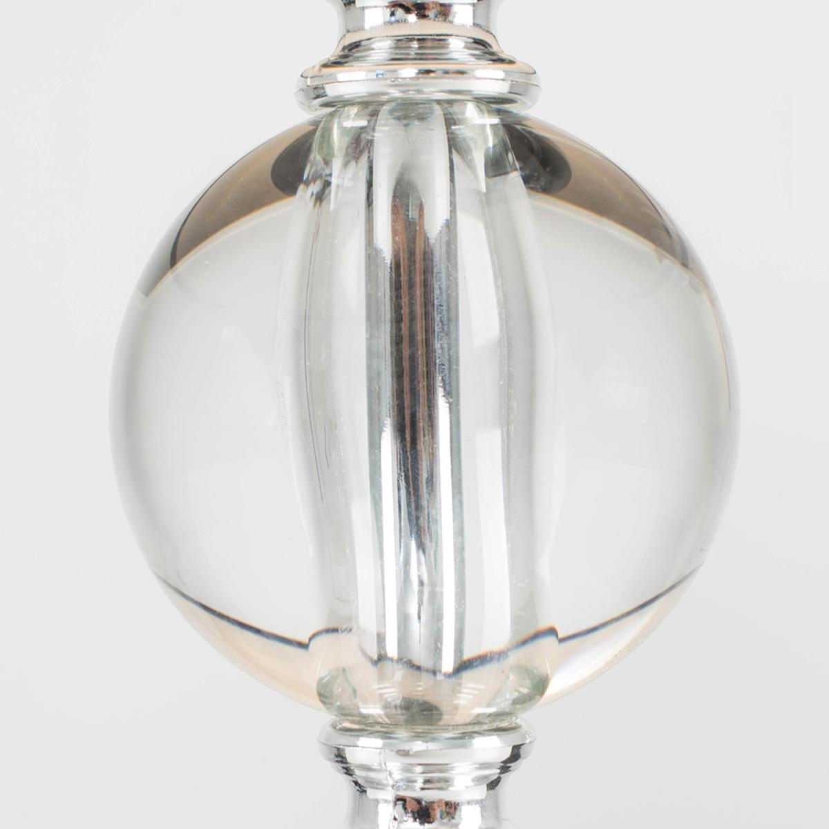 Gatto Silver Table Lamp Yellow Shade - Silver – image 4