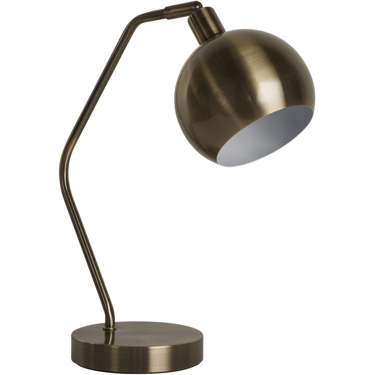 Adjustable Brass Table Lamp - Antique – image 3