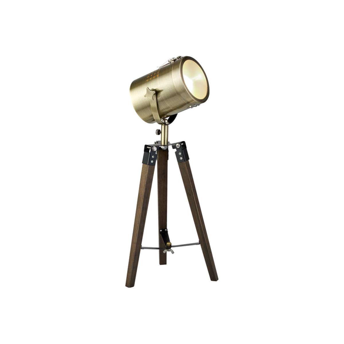 Stage Light Tripod Table Lamp - Yellow