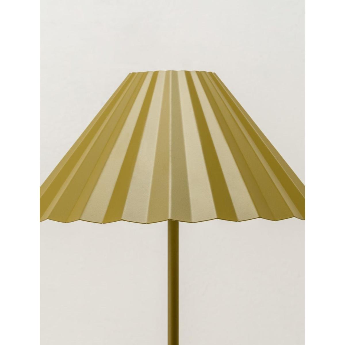 Houseof The Pleat Table Lamp Moss Green & Pale Blue – image 3