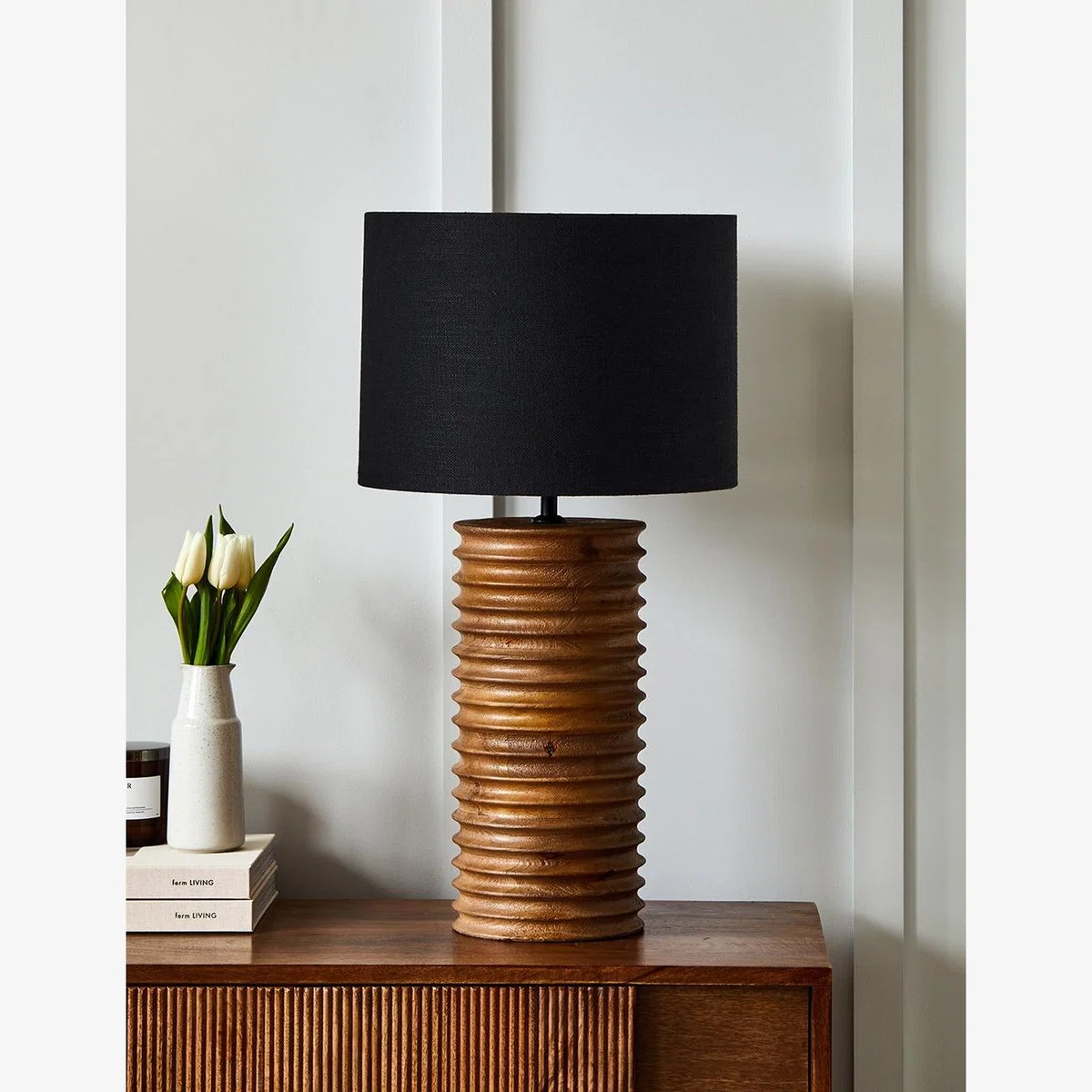 Mauro Mango Wood Table Lamp Base - Brown – image 1