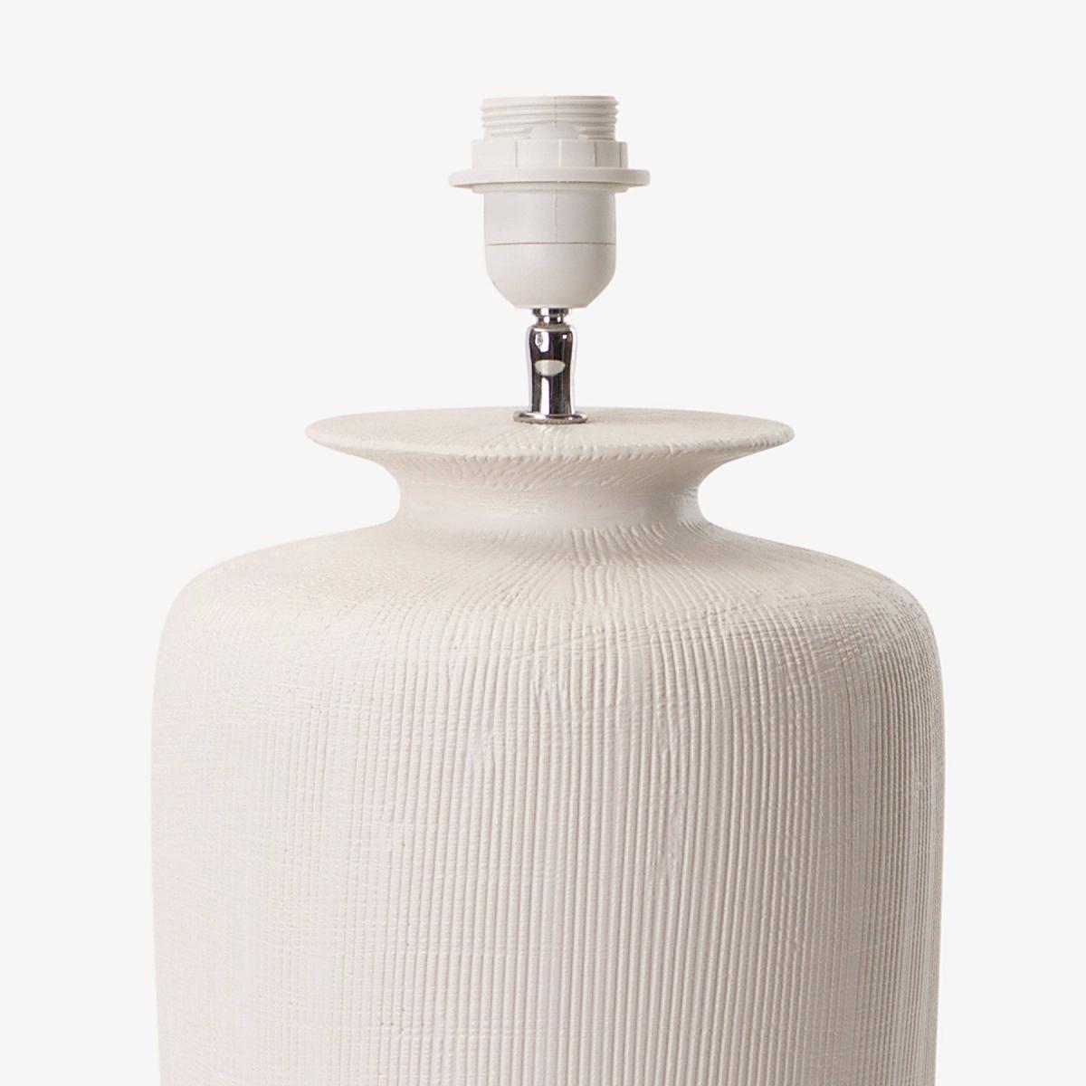 Arneto Ceramic Table Lamp, Off-White – image 3